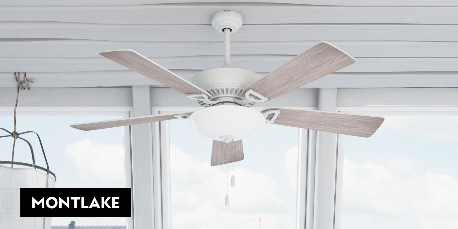 Monlake outdoor ceiling fan with light kit