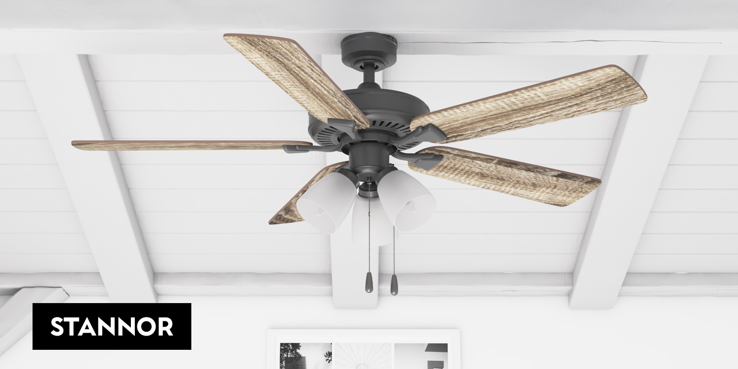 stannor frosted glass pull chain indoor ceiling fan